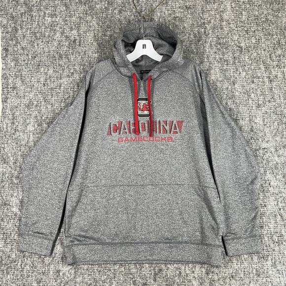 University South Carolina Mens Hoodie Large Champion Microfiber Pullover College - Picture 1 of 8